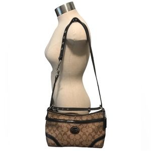 Coach Original Leather Brown Shoulder Hand Bag Women